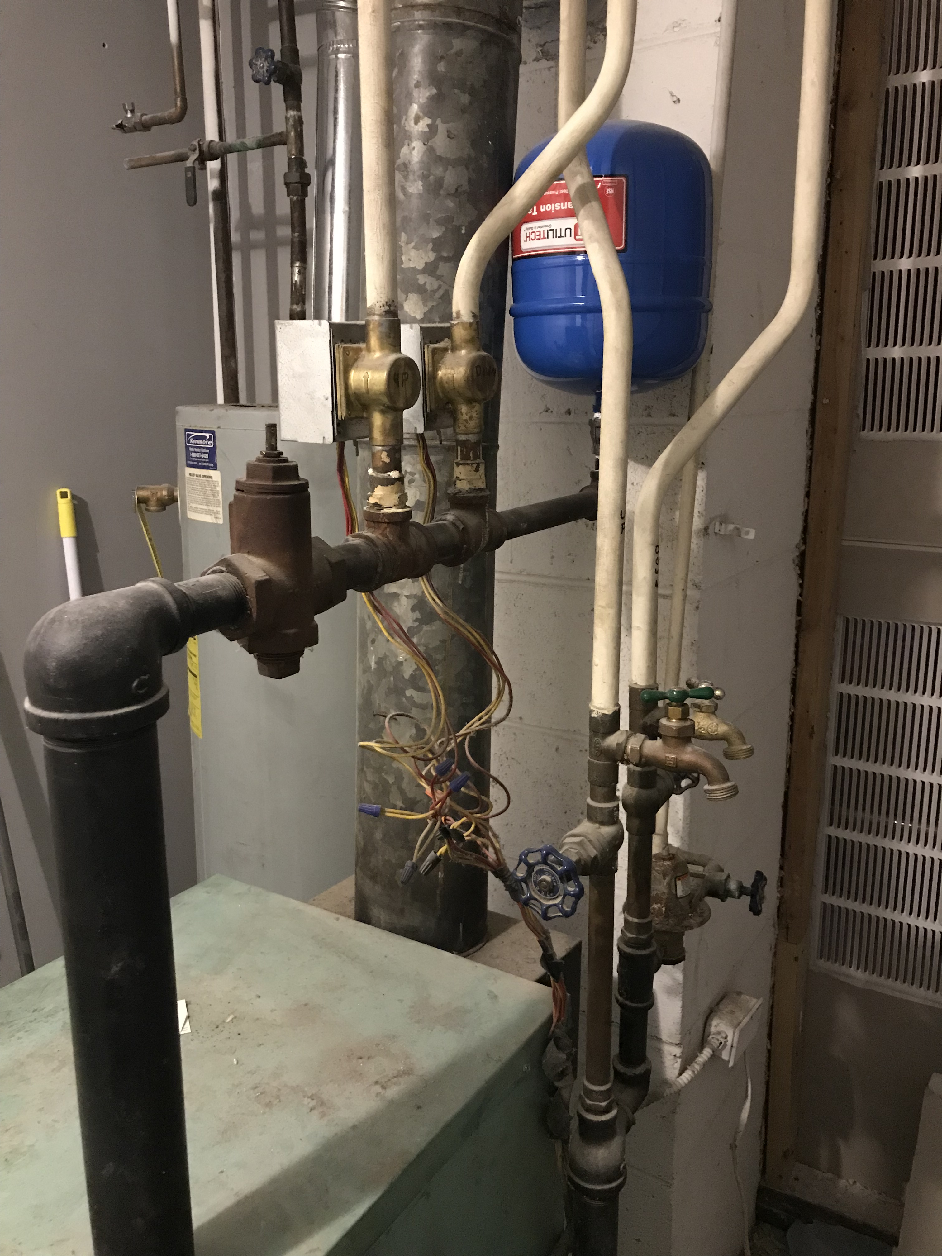 Expansion Tank Air eliminator — Heating Help The Wall