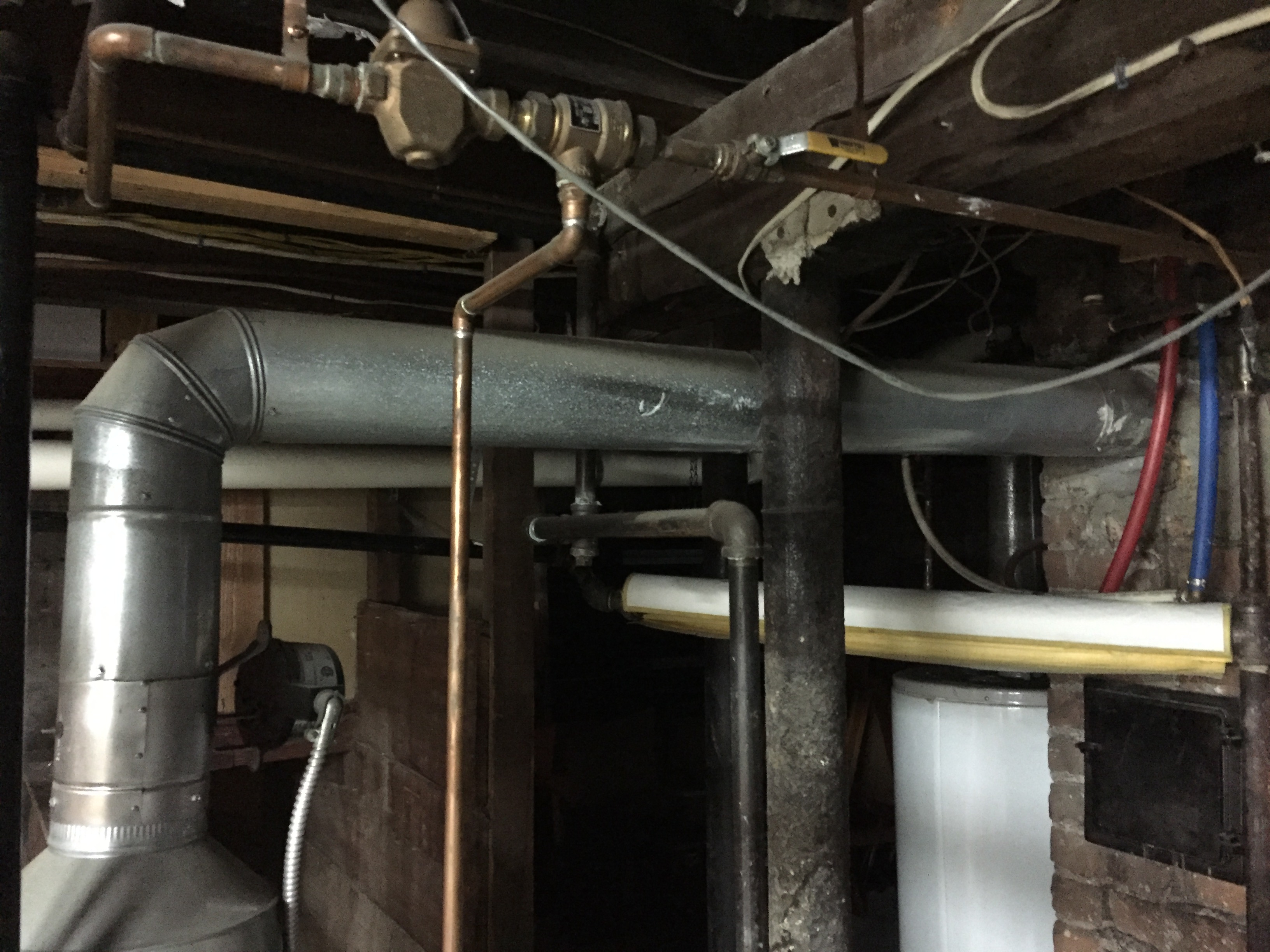 Smell pilot when damper Is closed on hw boiler — Heating Help The Wall