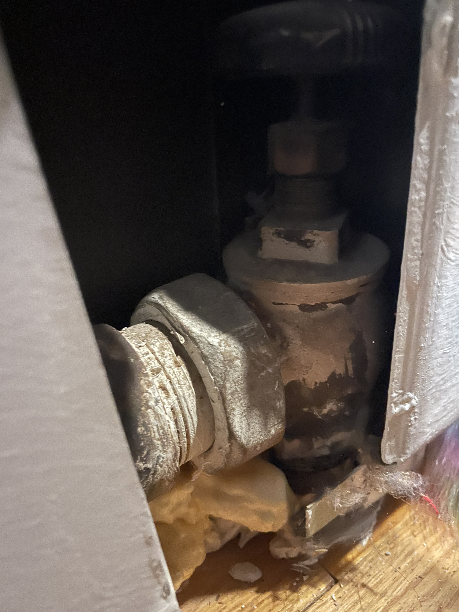 Steam Baseboard spitting water — Heating Help The Wall