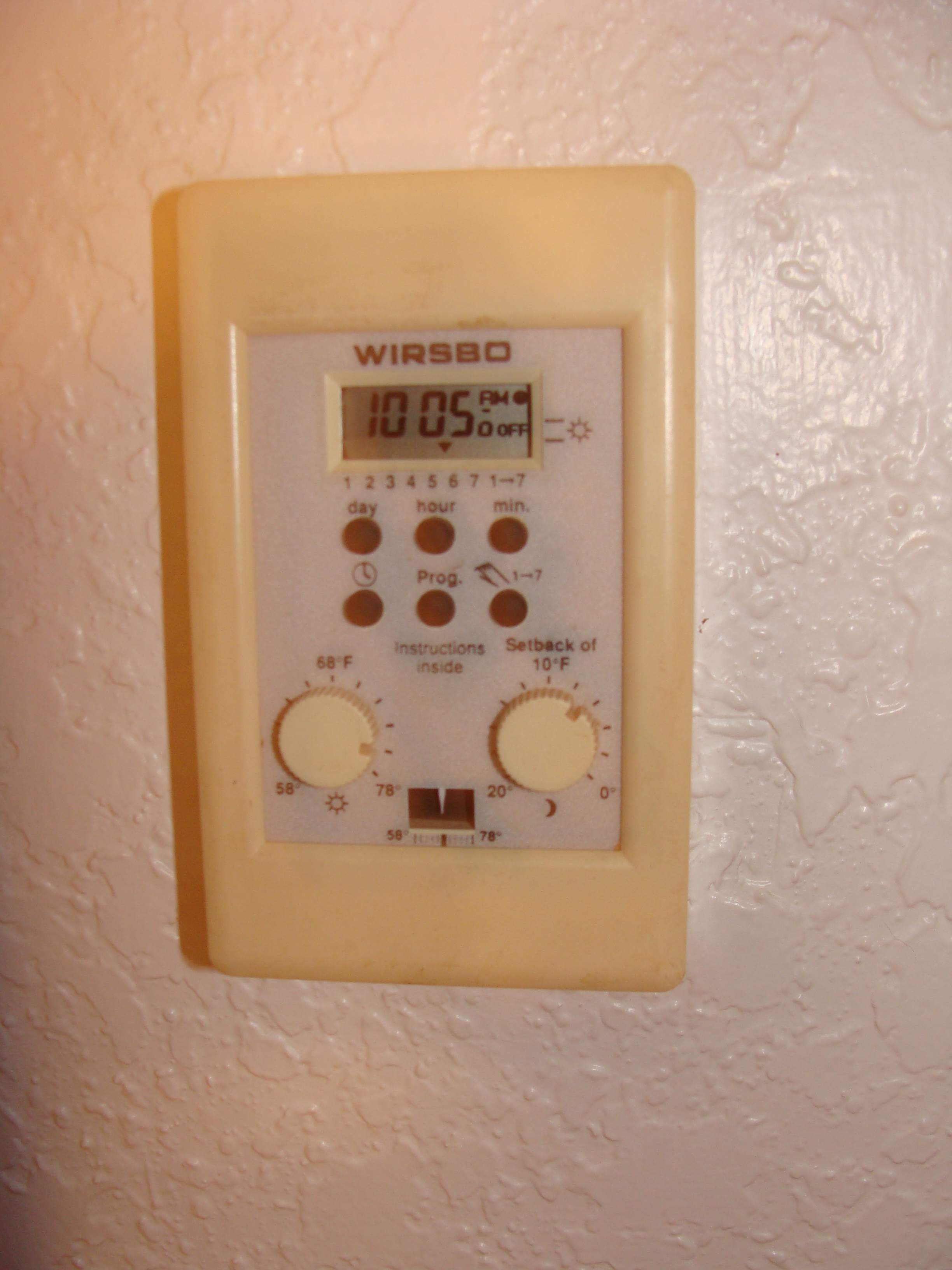 Need an old wirsbo thermostat - a 508 — Heating Help: The Wall