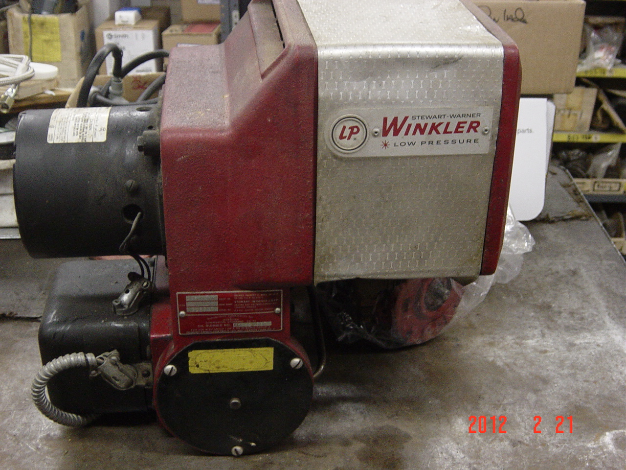 Winkler Oil fired Boiler — Heating Help The Wall