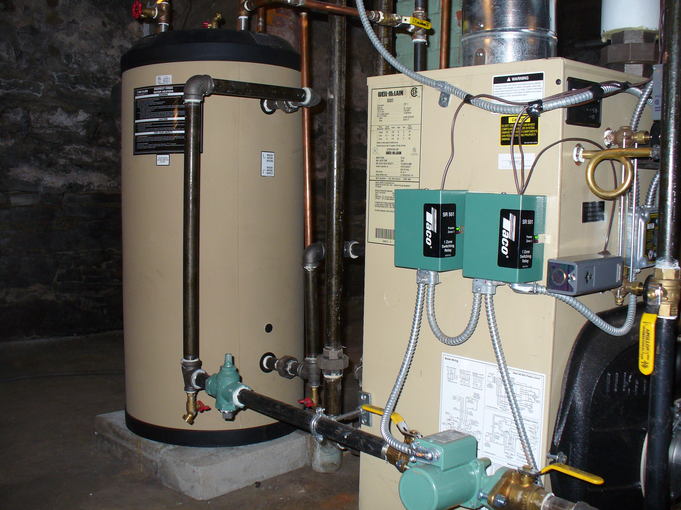 indirect hot water noisy, and cold (lukewarm)help! — Heating Help The