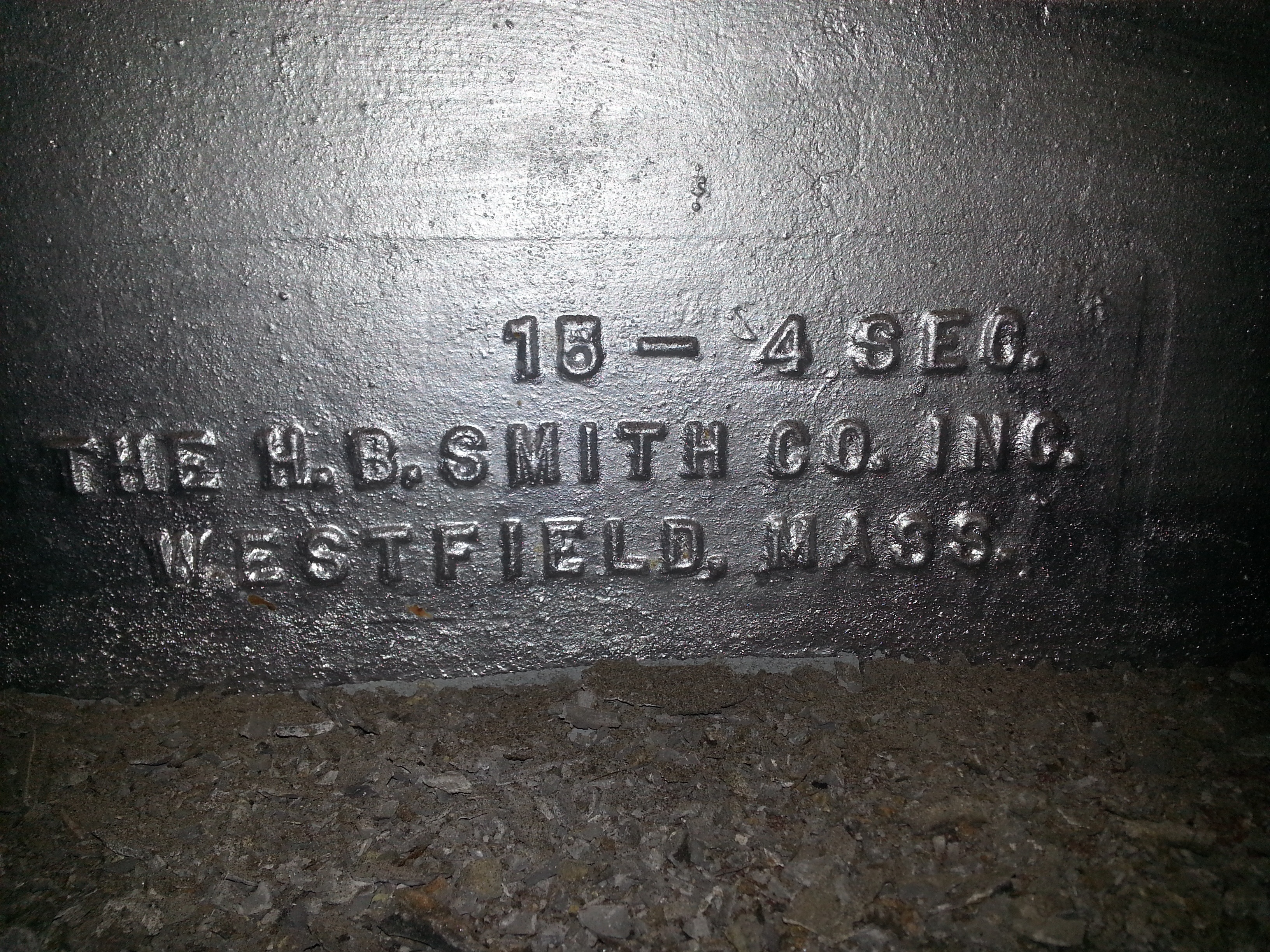 Older H.B. SMITH Boiler Help — Heating Help: The Wall