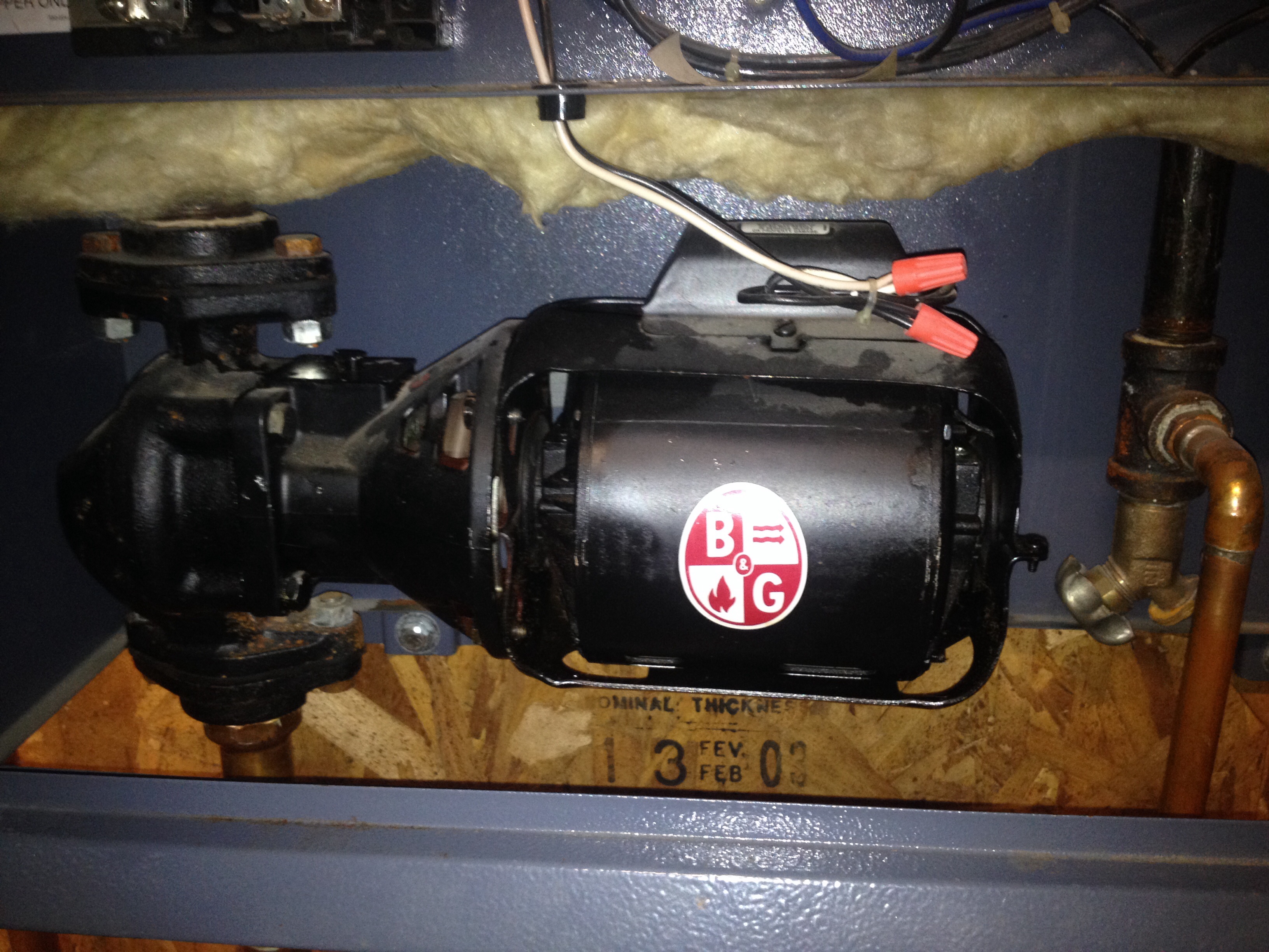 pump turns on and off constantly then works normal sometimes?? — Heating Help The Wall