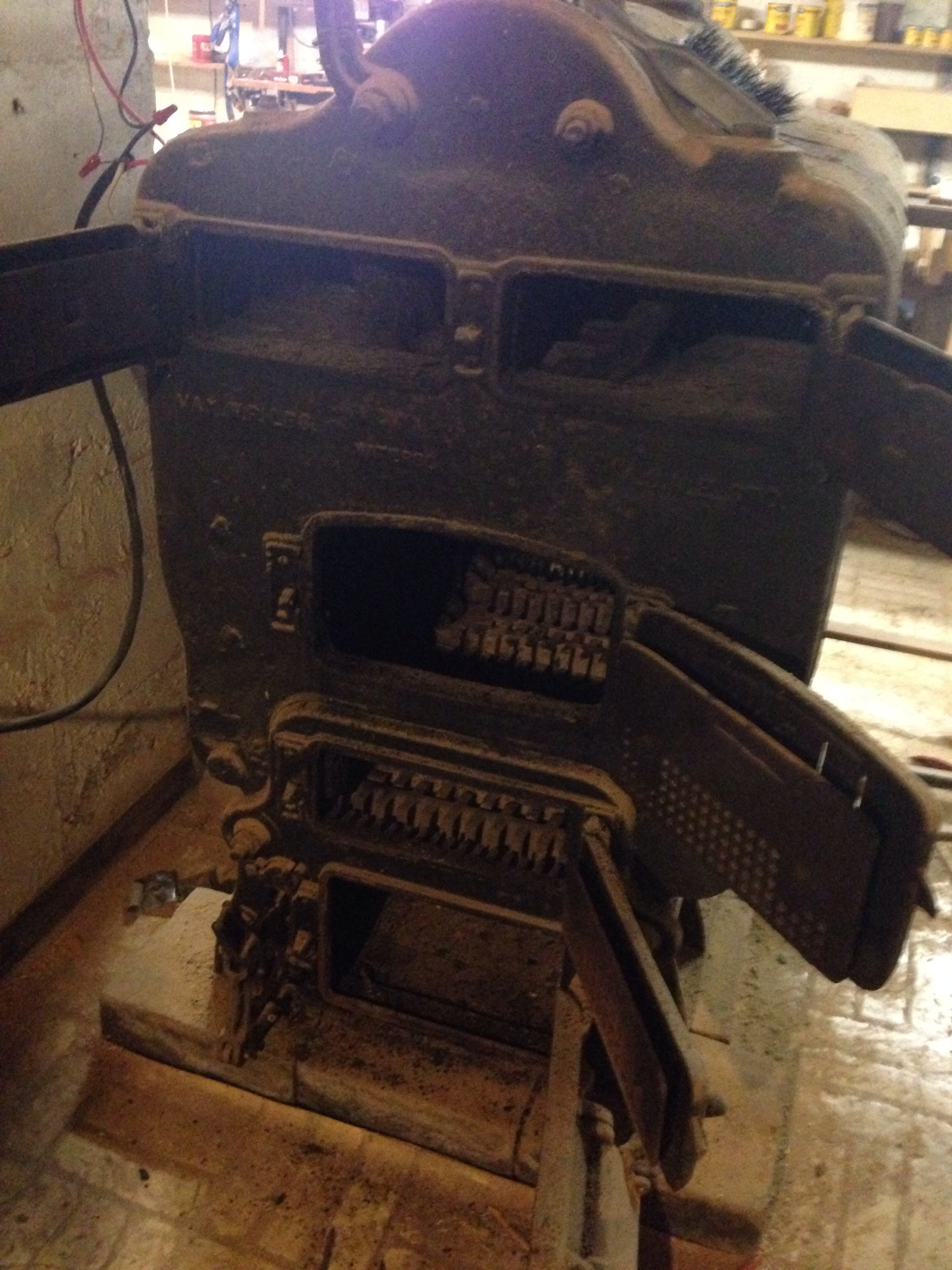 1919 American Radiator Company coal boiler FOR SALE — Heating Help The Wall