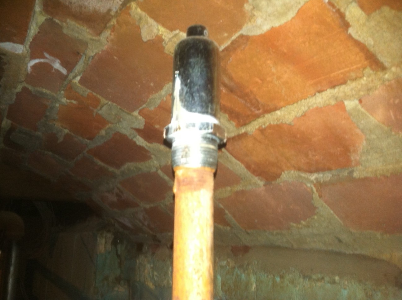 Old main vents rusted on — Heating Help The Wall