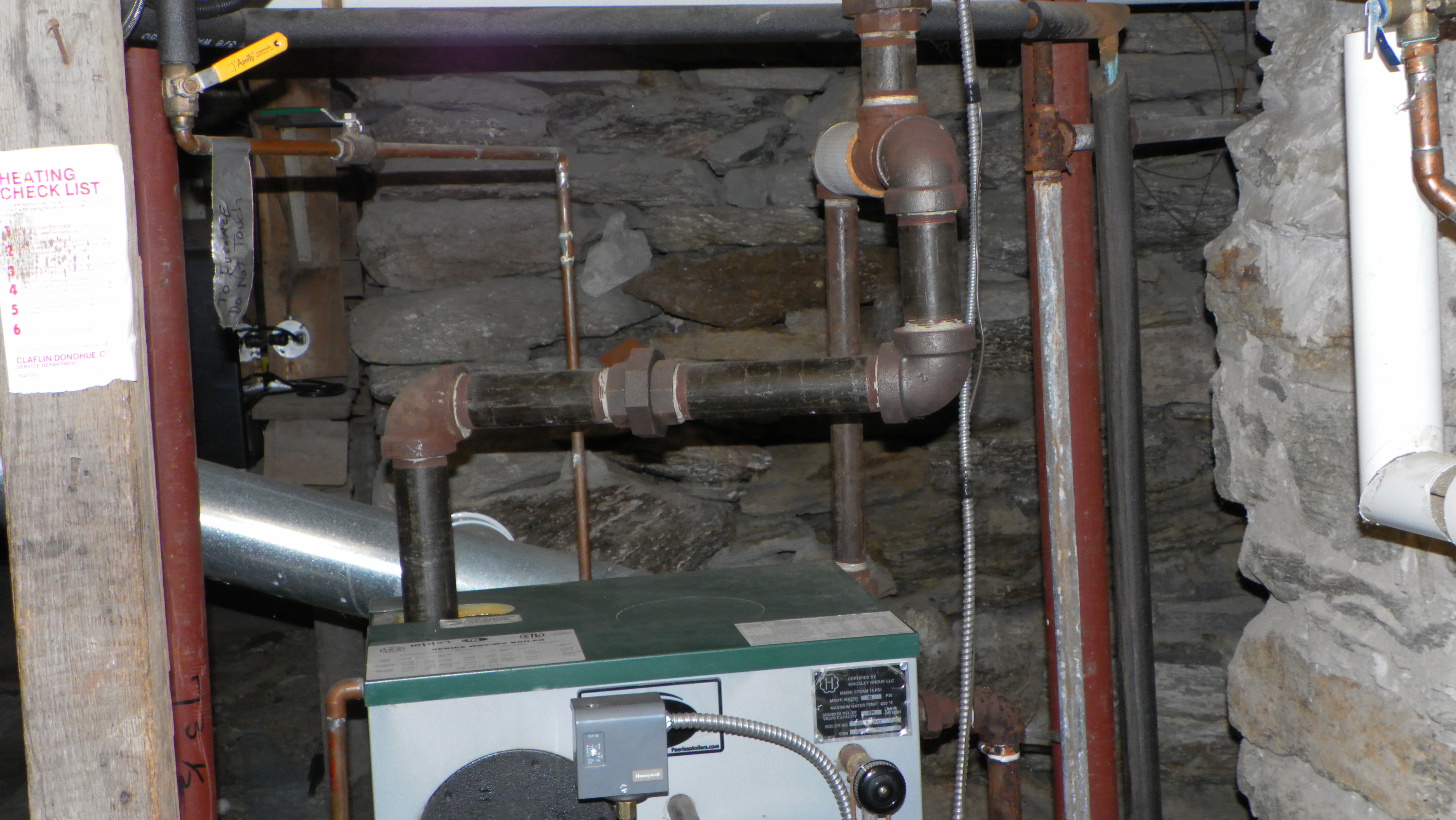 Peerless WBV03 Steam Boiler Warranty — Heating Help The Wall