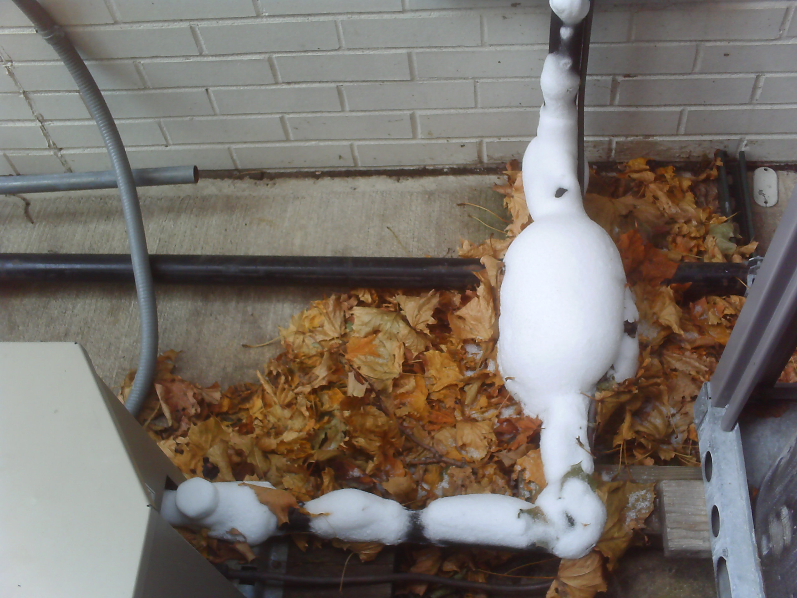 Ice build up — Heating Help The Wall