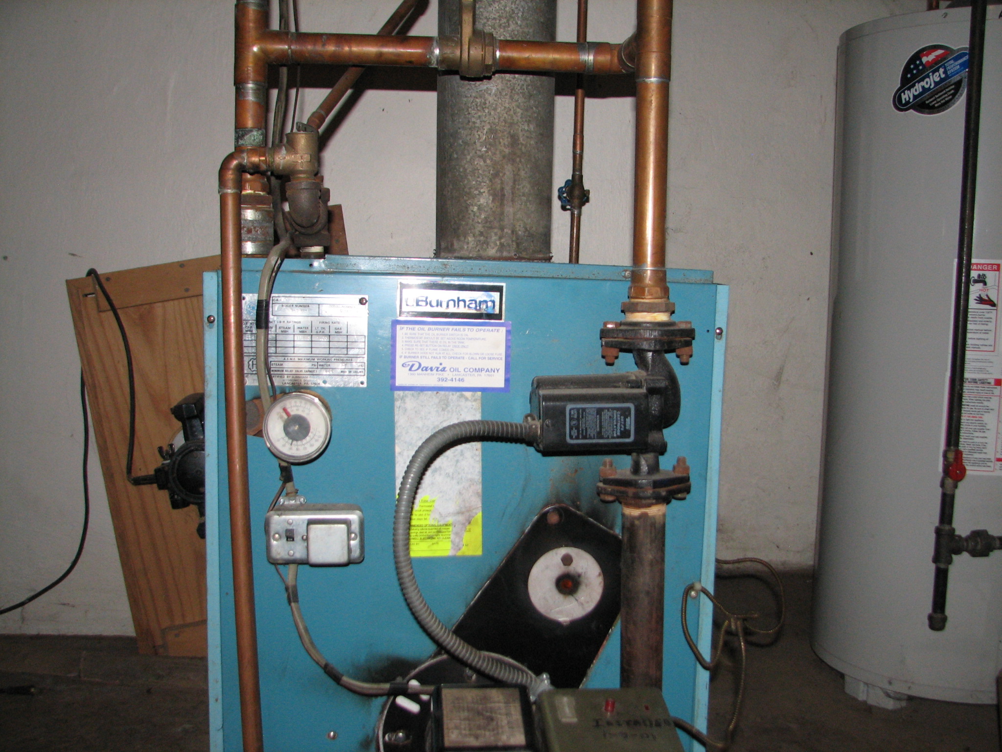 Oil boiler rapidly cycling — Heating Help The Wall