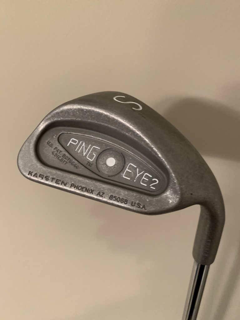 Refinished PING Eye 2 sand wedge white dot Deep Grooves!! — GolfWRX