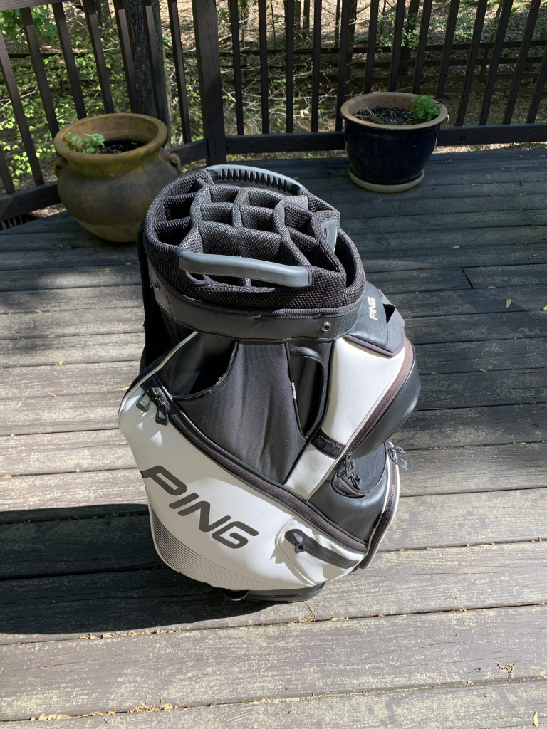 PING DLX CART BAG WHITE — GolfWRX