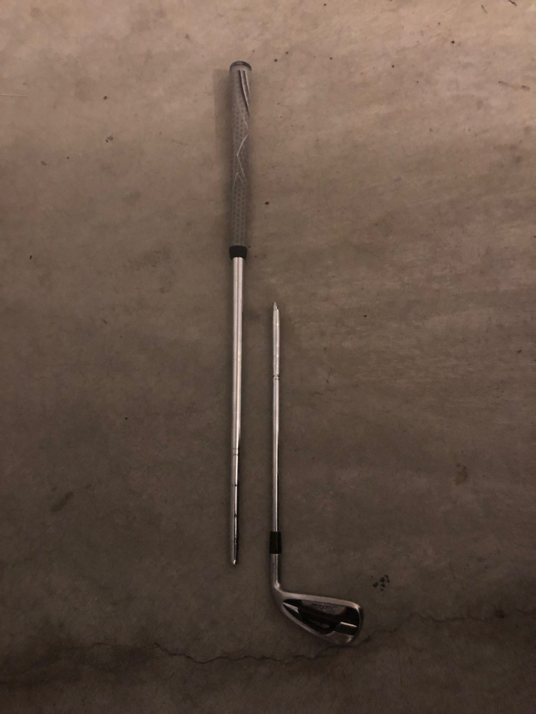 7 iron snapped in half after kicking it. — GolfWRX