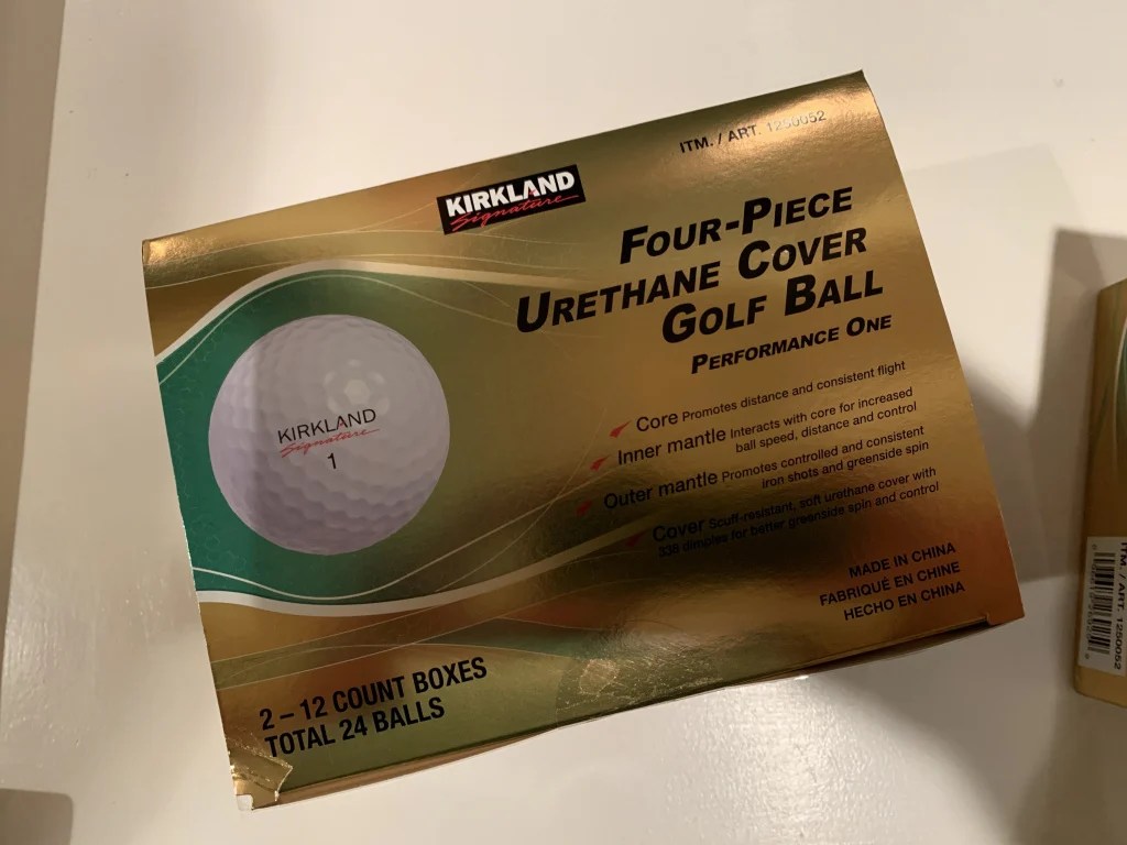 Kirkland signature 4piece golf balls performance one — GolfWRX