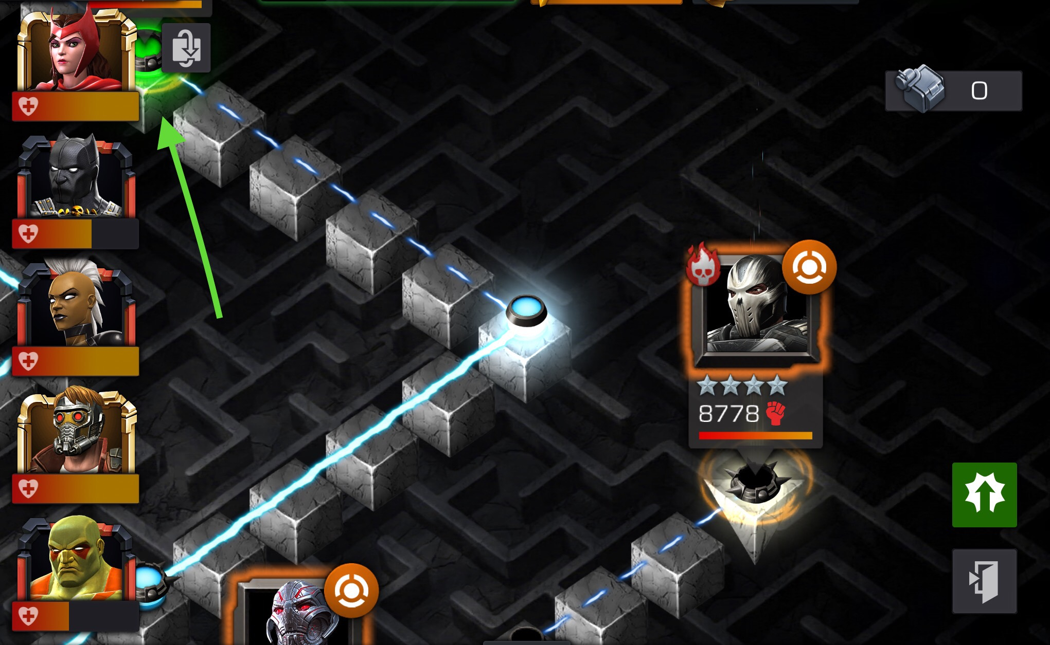 Road to the labyrinth chapter 3 round 6 can't move