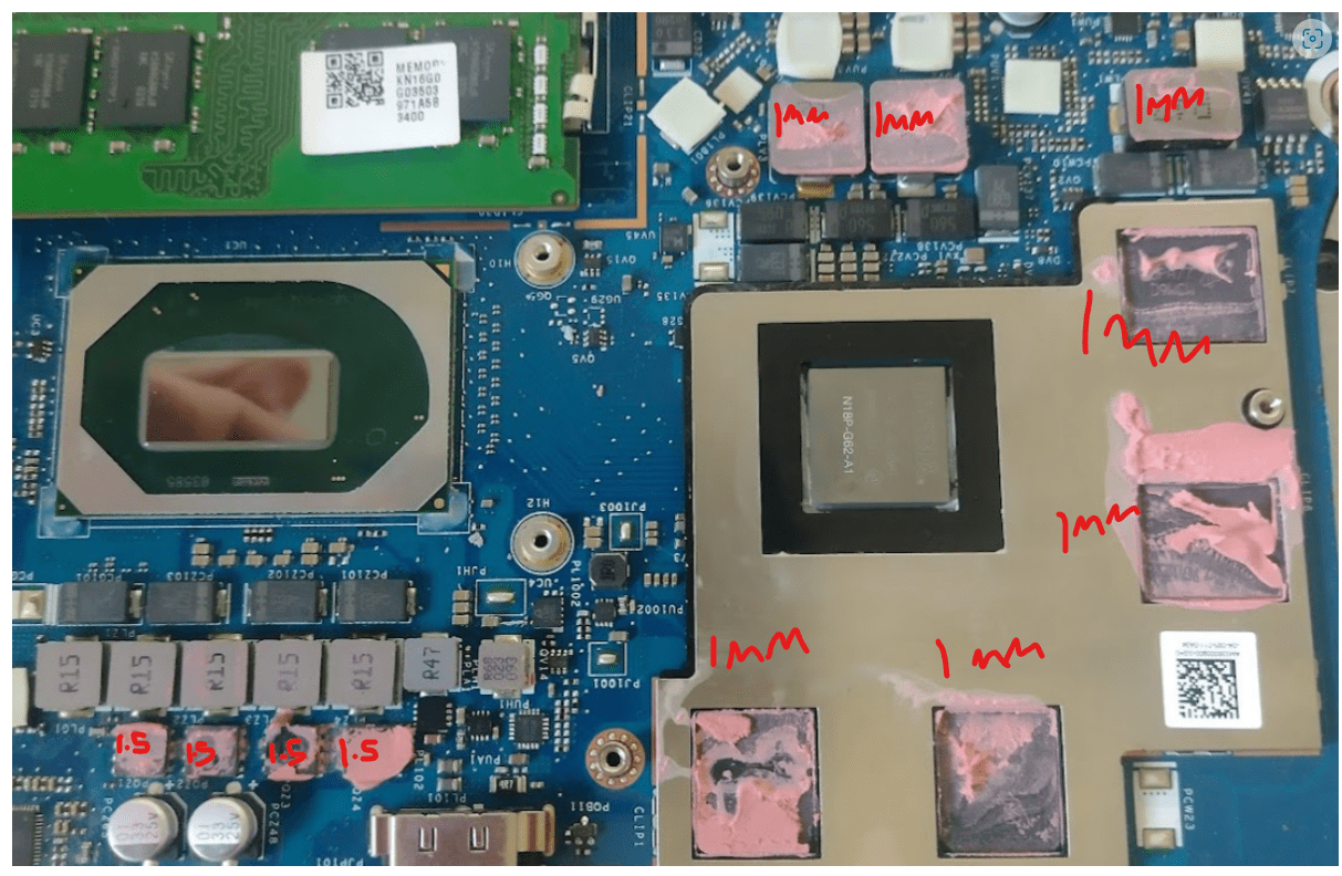 Nitro 5 AN5155559MT trocar o thermal pads — Acer Community