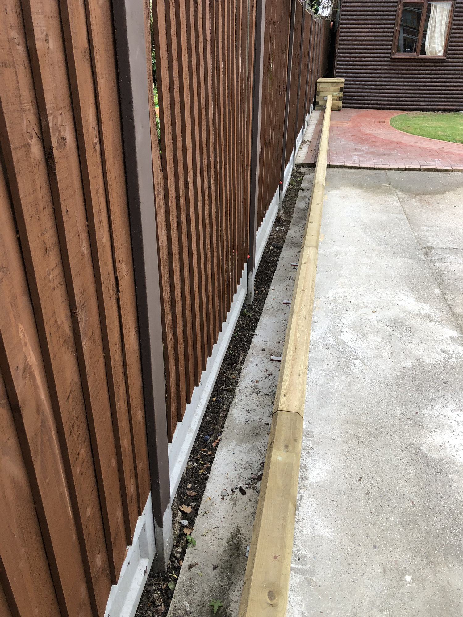 Hiding gravel board & concrete fence posts — BBC Gardeners' World Magazine