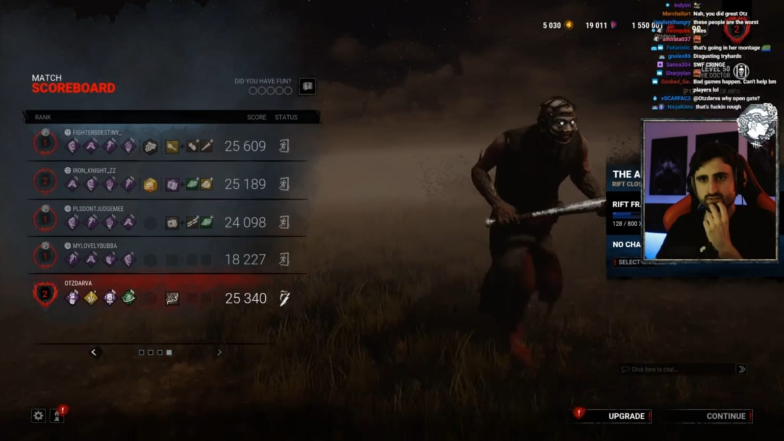 I feel bad for Otz... — Dead By Daylight