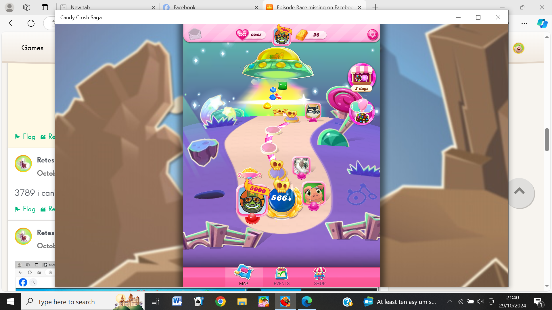 When will Episode Race be sorted? — King Community