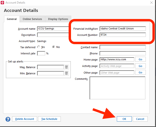 - Downloaded Transactions preferences Quicken