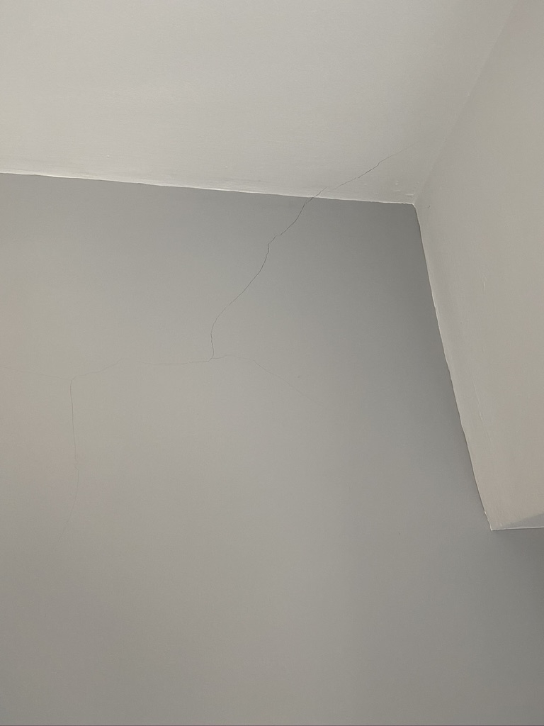 Interested in buying first house are hairline cracks on the walls