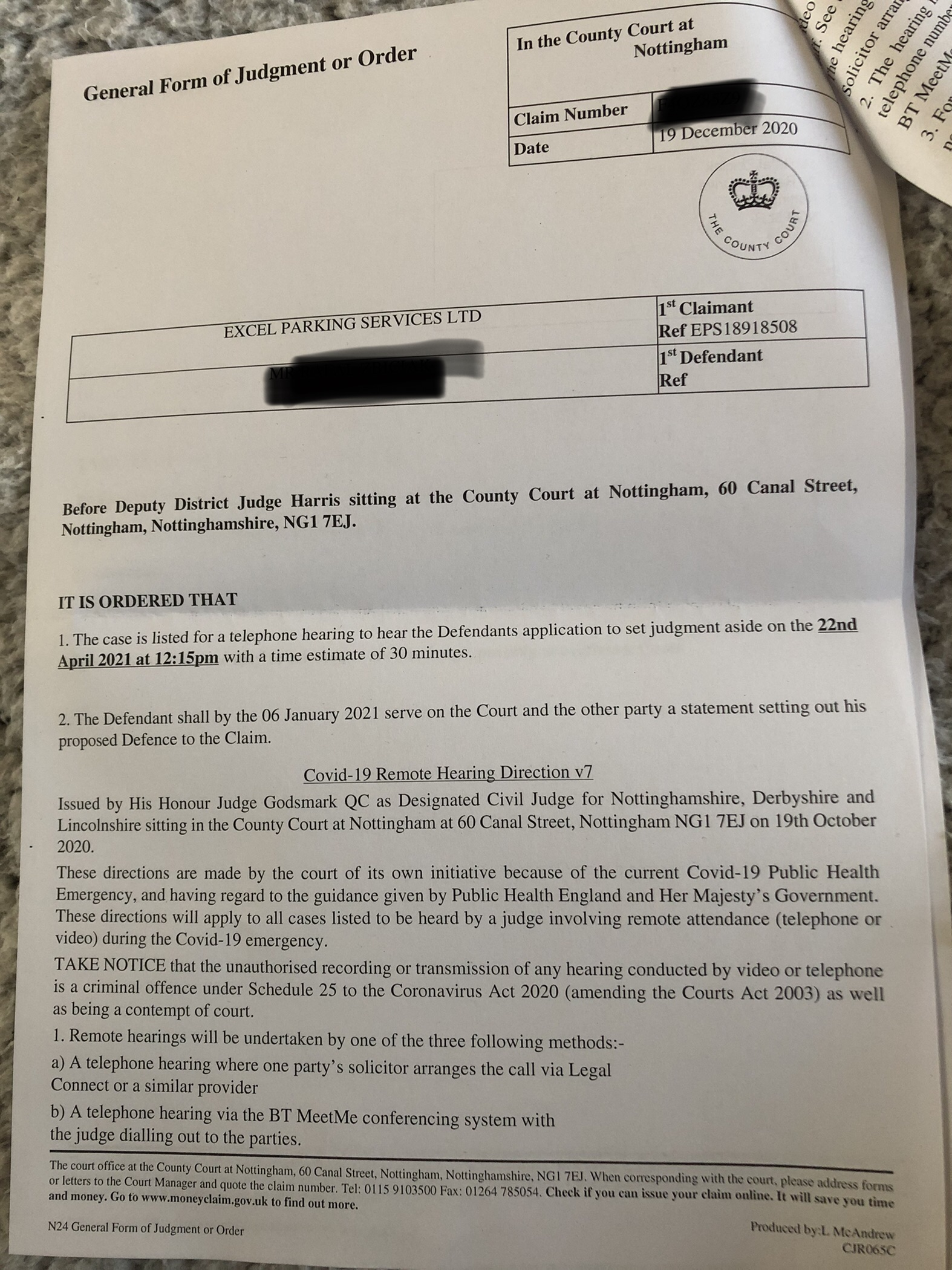 CCJ looking for consent or set aside Page 6 — MoneySavingExpert Forum