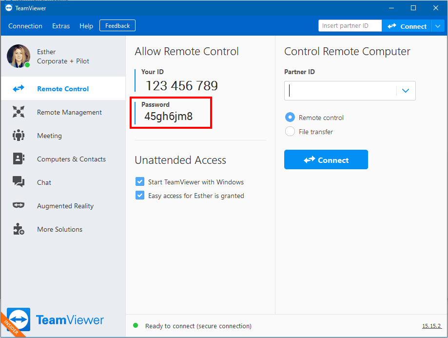 Todo sobre las contraseñas TeamViewer Support