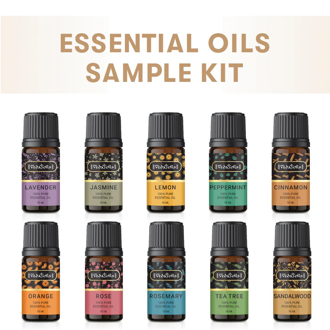 Buy 10 Essential Oil Sample Kit Online at Best Price in USA VedaOils USA