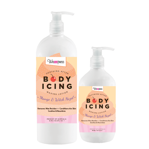 Body Icing Mango & Witch Hazel Pre & Post Waxing Lotion All Skin Types