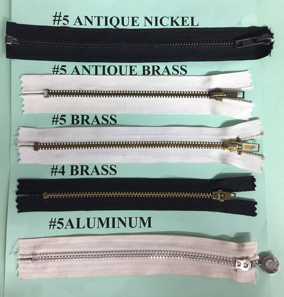 Zippers Brass 5 Separating 3A Thread & Supply Co