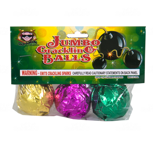Jumbo Crackling Balls USAFireworks