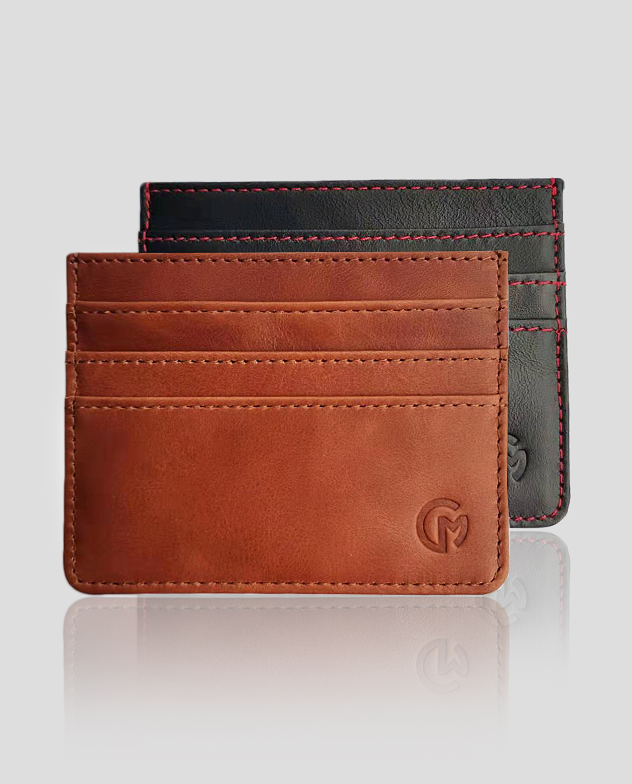 High Quality Slim Leather Card Holder Casemade USA