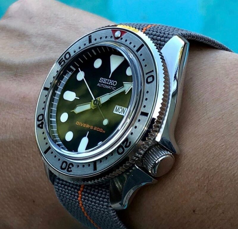 CT101 Top Hat Sapphire Crystal SKX007+ Seiko Mods Crystaltimes USA