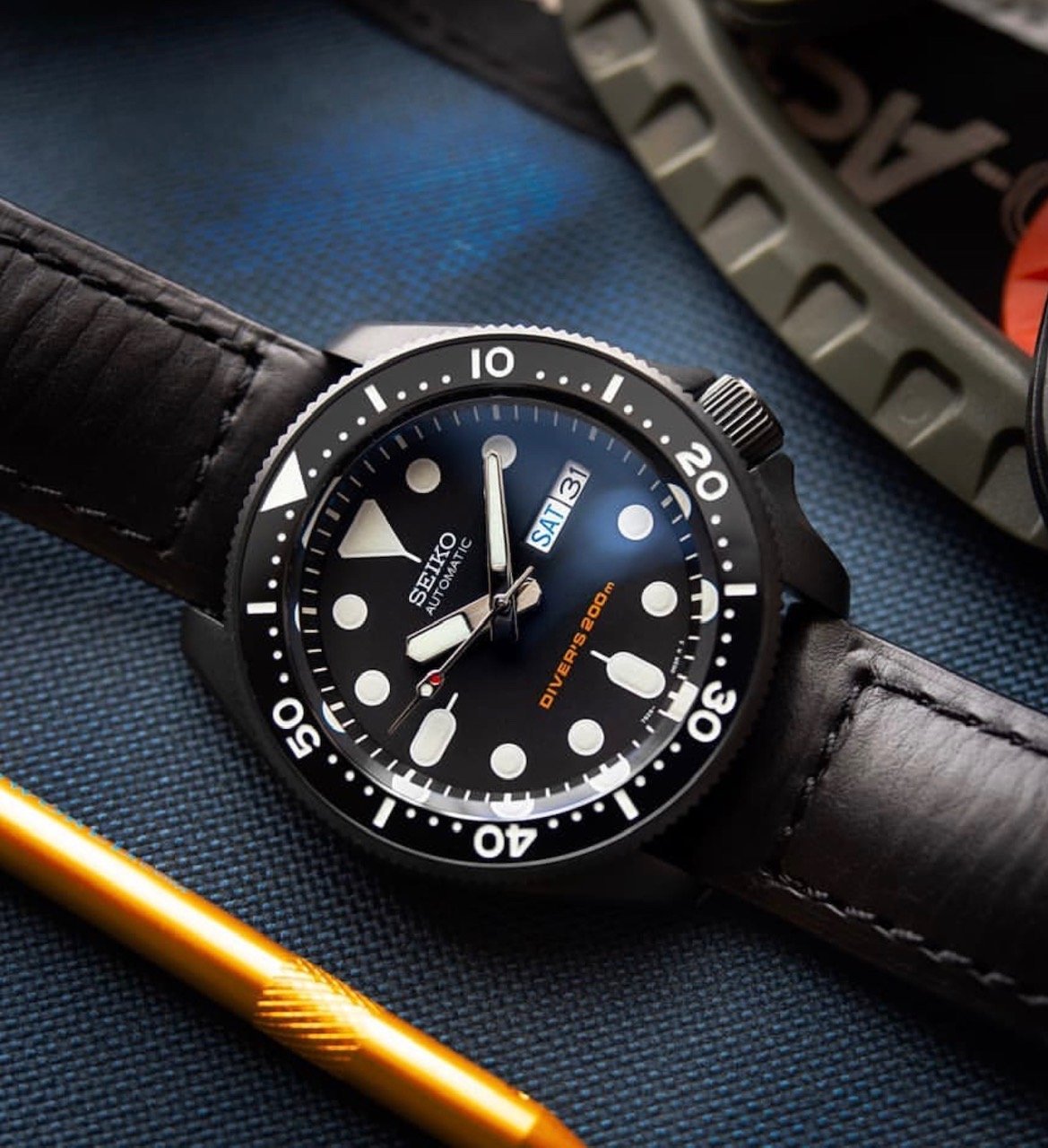 CT700 SKX007 0020 Replacement Case Black Seiko Mods