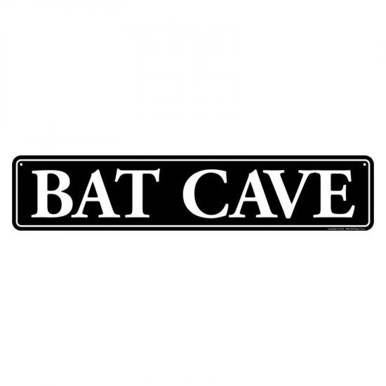 Placa Decorativa Bat Cave USA DECOR STORE