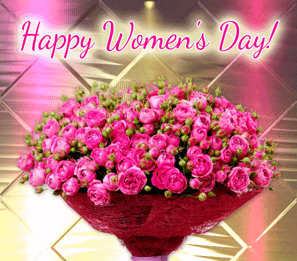 Happy Women's Day GIFs 42 Greeting Cards For March 8