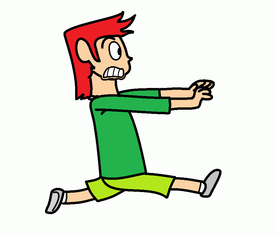 GIF Corrida Engraçada