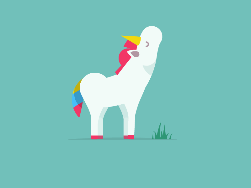 Rainbow Unicorns Gif
