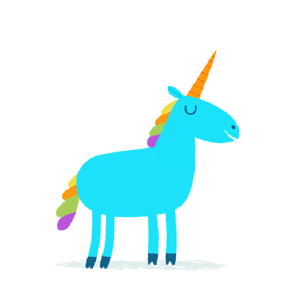 Dancing Unicorn Animated Gif