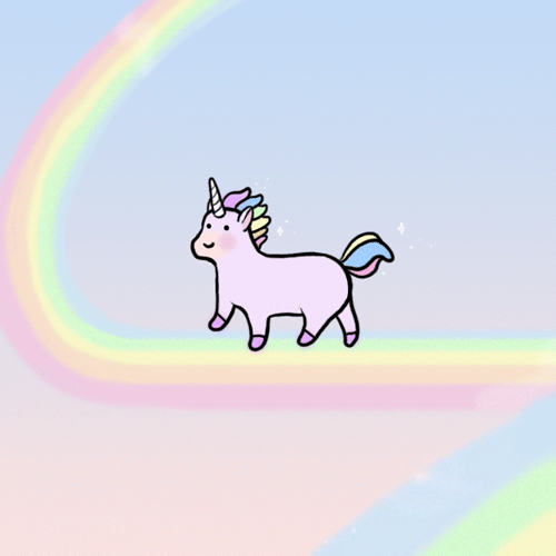Rainbow Unicorns Gif
