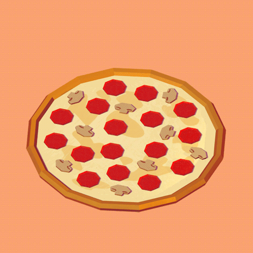 Pizza on GIFs 130 Animated GIF images of pizzas for free