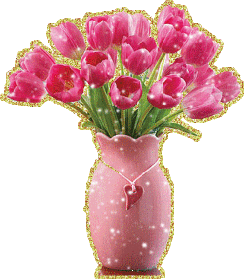 Tulips GIFs 100 Pieces of Animated Pictures. Spring Flowers