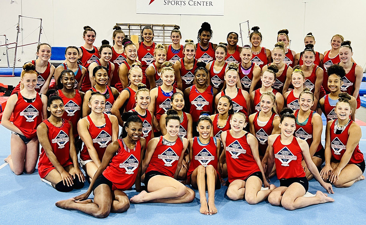 Women's Artistic Development Program gymnasts wrap Level 9/10 camp in