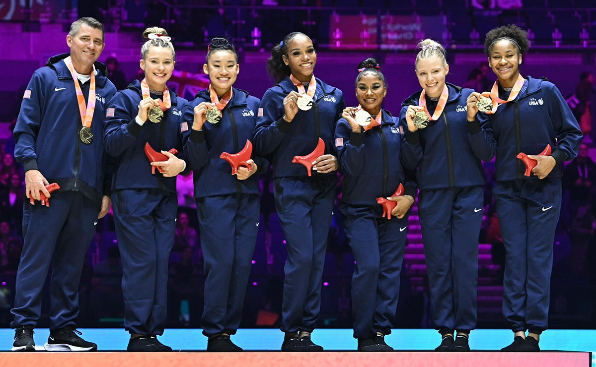 U.S. women capture record sixthstraight World Championships team title