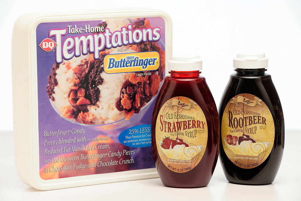 Ice Cream & Topping Labels