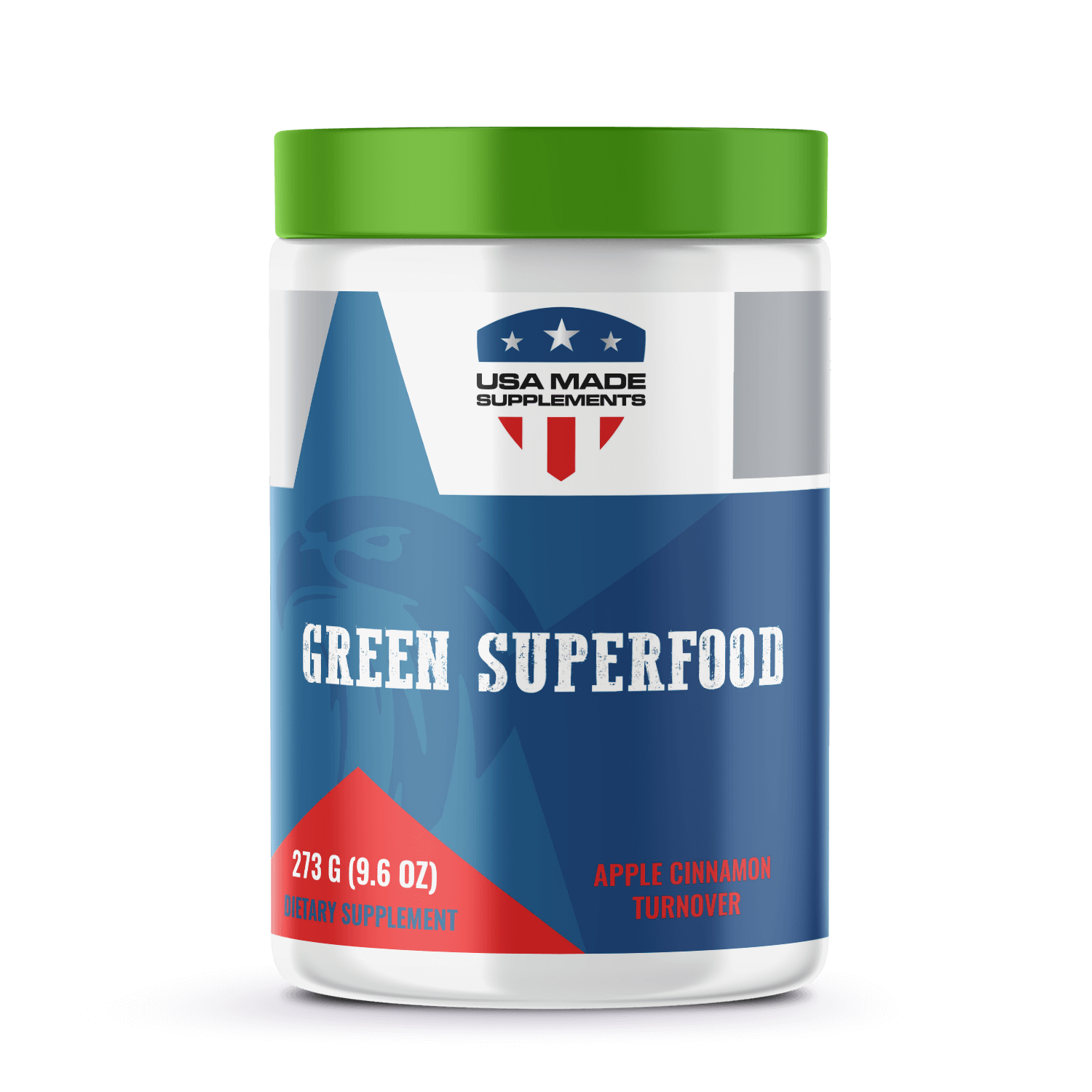 Green Superfood Apple Cinnamon Turnover USA MADE SUPPLEMENTS