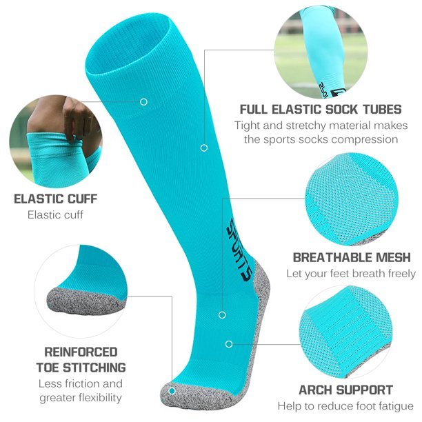 Grip Socks For Soccer AntiSlip Soccer Socks NonSlip Soccer Socks