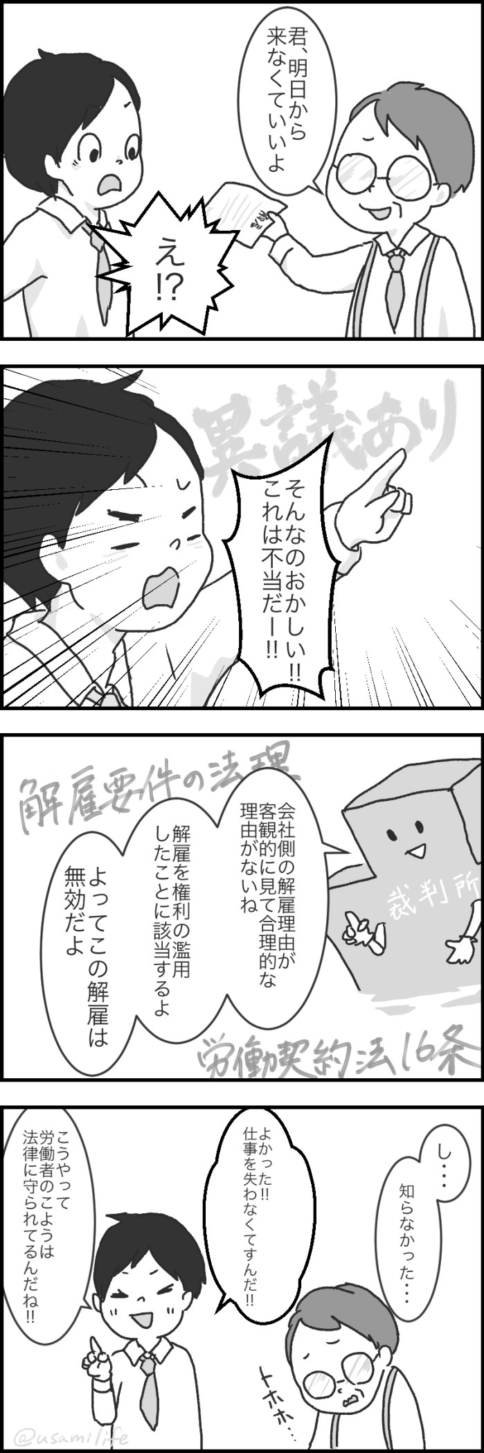 解雇要件の法理