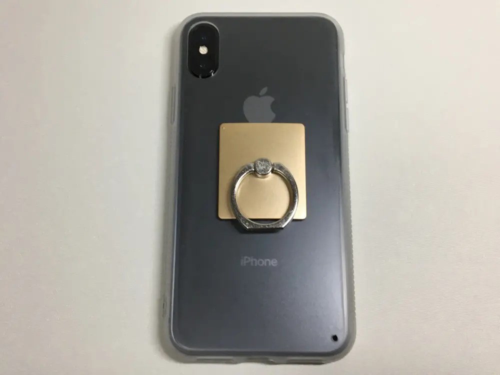 【100均レビュー】「ダイソー スマホリング」をiPhoneに装着してみた ウサノ通信