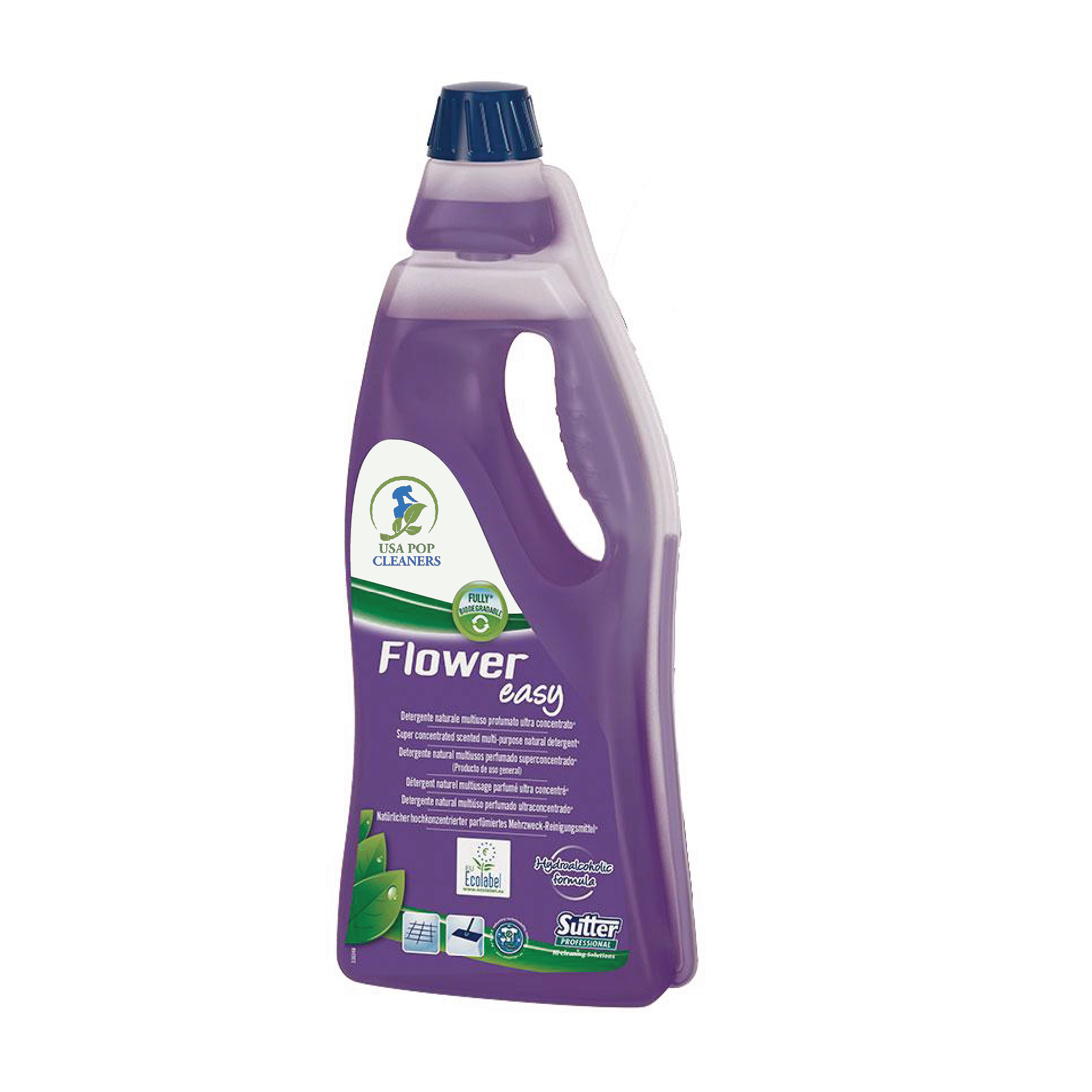 Flower Easy Super Concentrated Scented Hydroalcoholic Natural Detergent