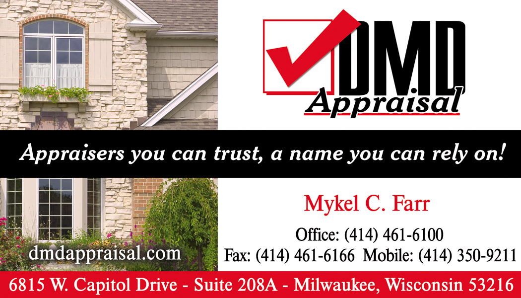Wisconsin Certified Real Estate Appraiser Farr, Mykel DMD Appraisal